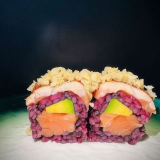 182.Black sake roll