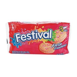 Galletas Festival Fresa 403g.