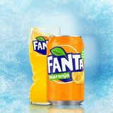 Fanta Naranja lata 330ml.