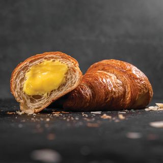 Кроасан с ванилов крем