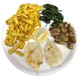 Combinado de calamar a la plancha