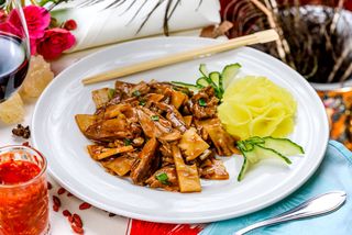 Pulpe rata cu bambus