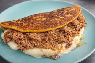 Cachapa de carne