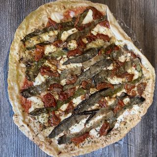 Pizza Calabacín Y Queso Cabra