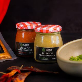 Salsa de Aguacate y Chiles Verdes 100ML