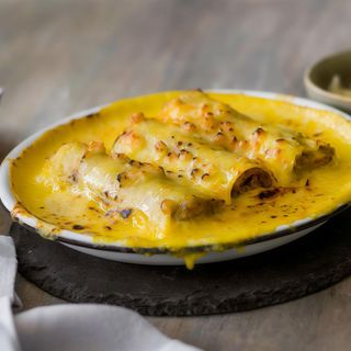 Canelones de pollo rustido (3 unidades)