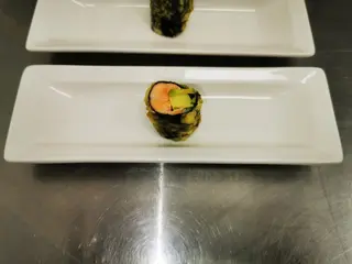 Fried salmon Koxy Maki