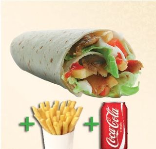 Menú Durum Vegetal, Patats Y Bebida (33 Cl.)