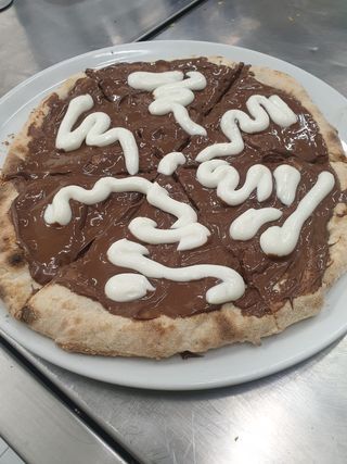 Pizza ricotta e Nutella