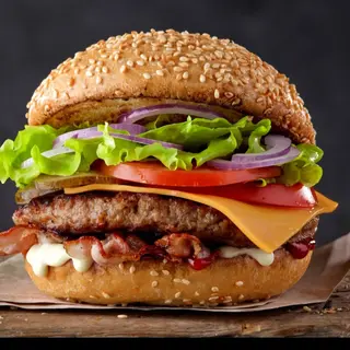 Hamburger Classique+Frites+ Boisson