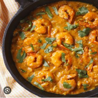 Coconut jhinga masala