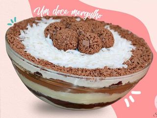 Sobremesa na travessa: 12/15pessoas 