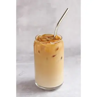 Iced vanilla latte