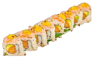 Uramaki salmone zafferano