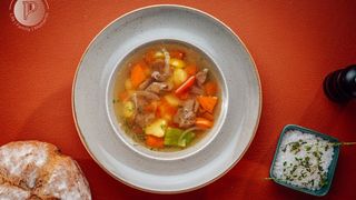 Шурпа из баранины с нутом