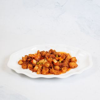 Pržene lignje u slatko kiselom umaku