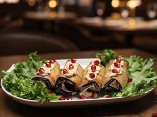 Bakłażany z pastą orzechową