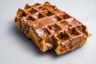 ბელგიური ვაფლი რძიანი შოკოლადით