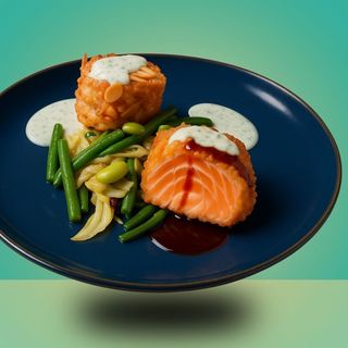 Tataki di Salmone - Mandorle e Panko