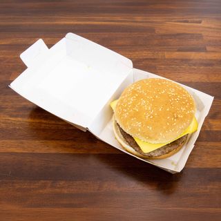 1/4 De Hamburguesa Con Queso