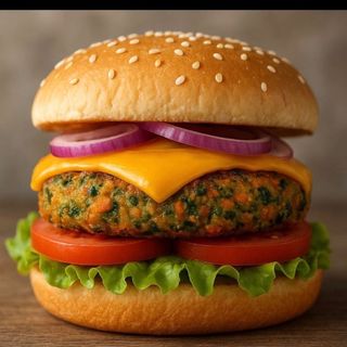 Hamburguesa Doble Vegetal