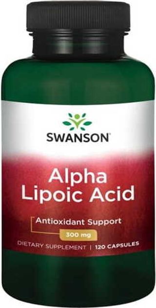 ALA kwas alfa liponowy Alpha Lipoic Acid 300mg 120 kapsułek SWANSON