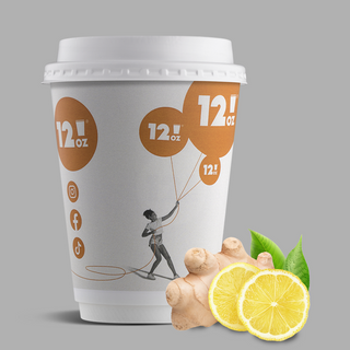 Lemon ginger herbal tea