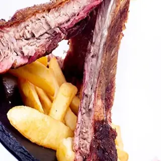 Costillas A La Brasa Con Patatas
