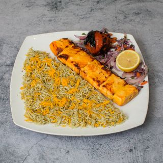 Brocheta Sabzi Polo Ba Mahi