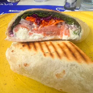 Wrap de Salmão Fumado
