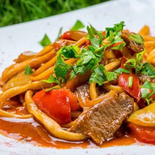 Боссо лагман (жареный)