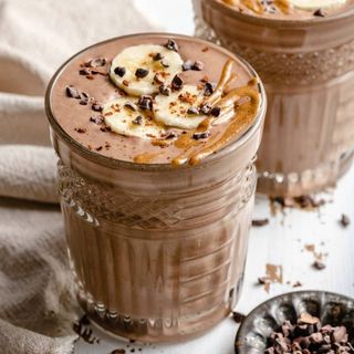 Бананове какао з шоколадом