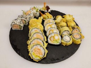 Zestaw 15 TEMPURA GRILL SET Zestaw z grillowanymi rybami (24 szt.)