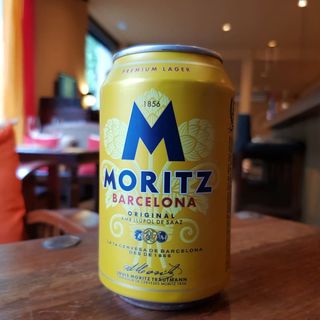 Cerveza Moritz, lata 0,33l.