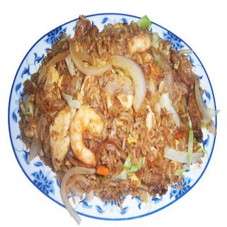 Arroz frito de la casa