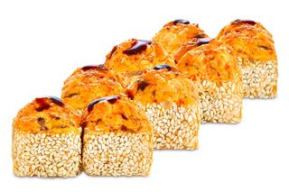 Запеченные роллы с угрем