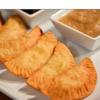 Вареники з фритюру картопля