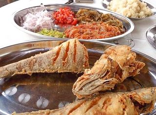 Poisson Sosso Grillé + Attiéké