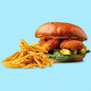 BURGER  KREWETKA  KOKOS