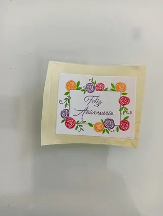Autocolante Feliz Aniversário 1