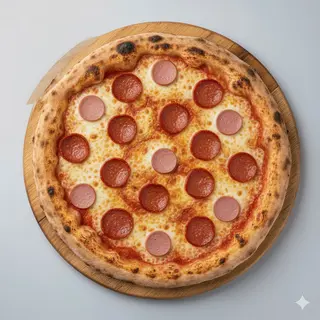 Pizza salame wurstel