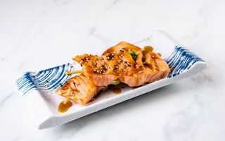 602.- Brocheta De Salmón