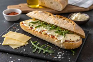 Ciabatta Cu Parmezan Si Mozzarella