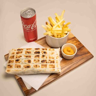 Tacos viande hachée au feu du bois