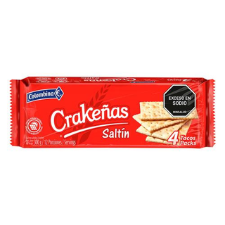 Galletas Colombiana Crakeña Saltin 300g.