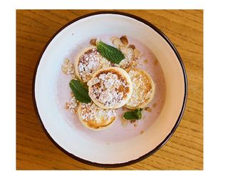 Сирники з малиновим соусом (225g)