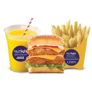 Double classic (chips + 500ml soda / 300ml juice)