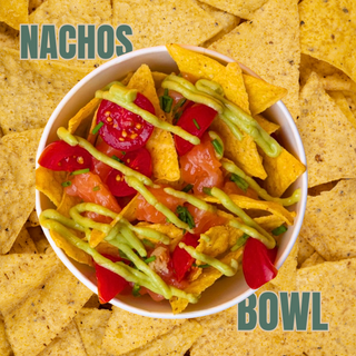 Mini nachos bowl salmone
