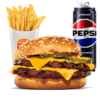 Double Cheeseburger Zestaw