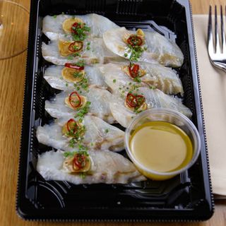 Tiradito De Lubina A La Bilbaína